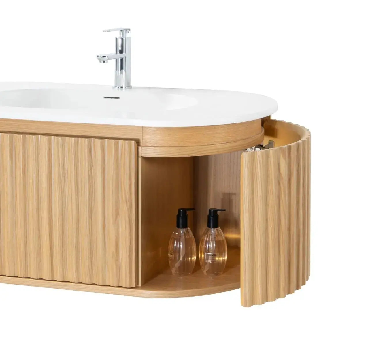 Begonia Complete wastafelonderkant 99X42X52,5cm Eiken