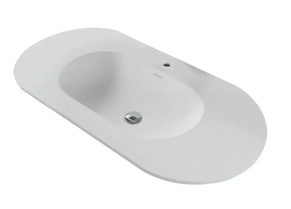 Begonia Complete wastafelonderkant 99X42X52,5cm Zwart Eiken