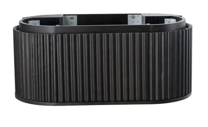 Begonia Complete wastafelonderkant 99X42X52,5cm Zwart Eiken