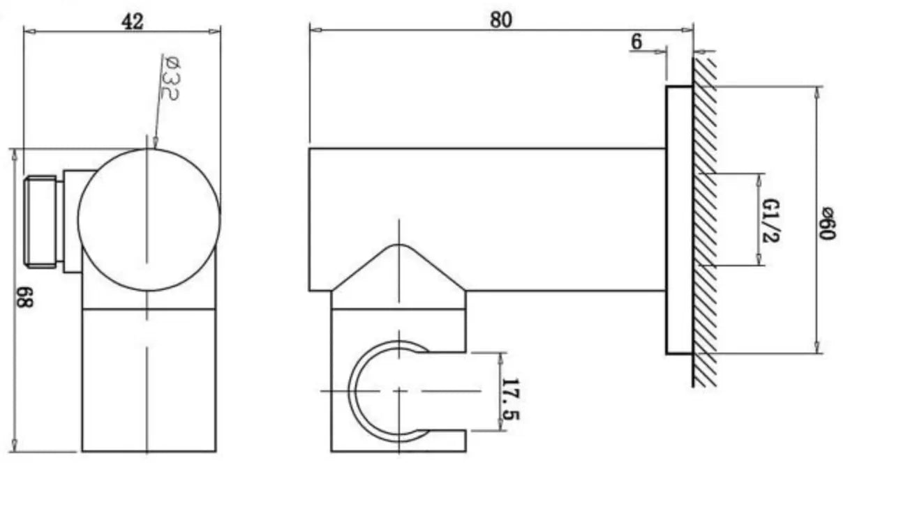 BESTE KEUS: SaniSupreme® Inbouw Doucheset Malaga Blackline Premium- 2 weg 16 inch. regendouche rond - rechthoek mat zwart