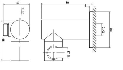 BESTE KEUS: SaniSupreme® Inbouw Doucheset Malaga Blackline Premium- 2 weg 16 inch. regendouche rond - rechthoek mat zwart