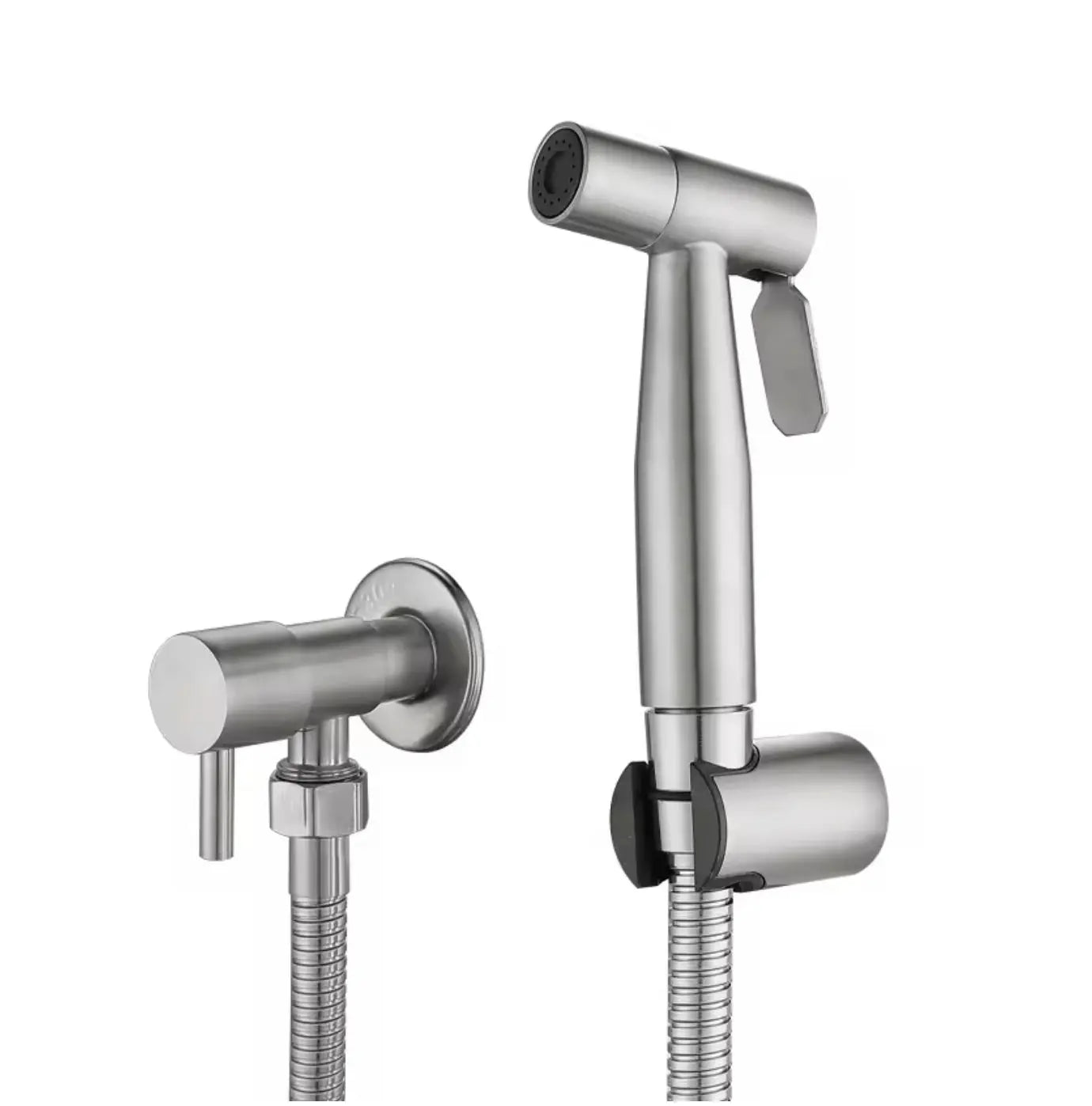SaniSupreme ProLine Bidet handdouche komplete set mat RVS koud water SaniSupreme