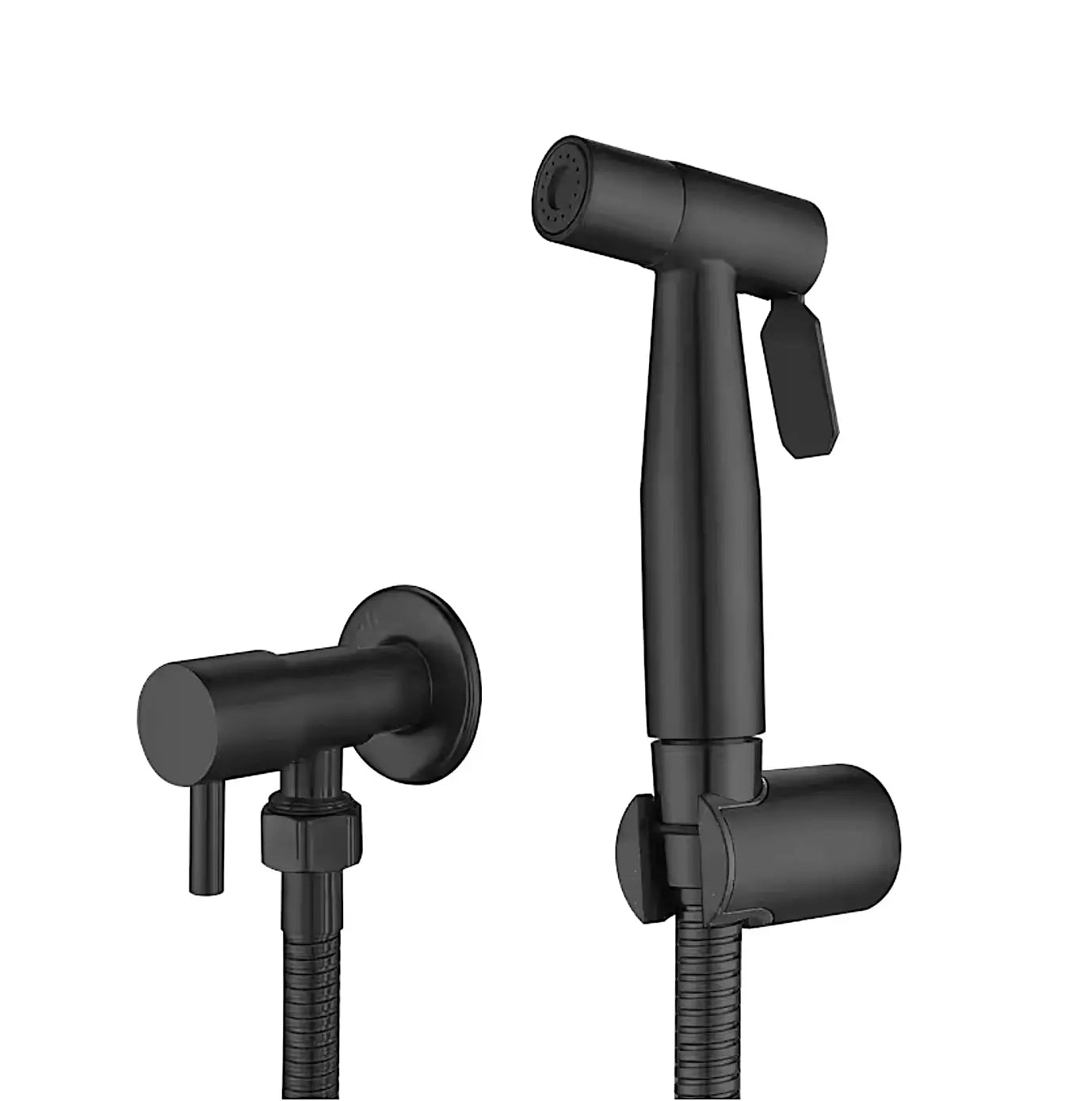 SaniSupreme ProLine Bidet handdouche komplete set mat zwart koud water SaniSupreme