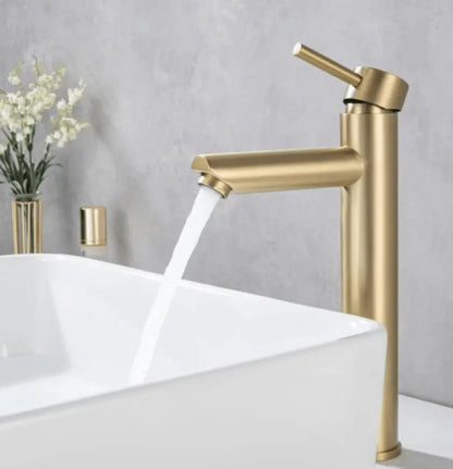 Cassano Geborsteld Gouden wastafelkraan