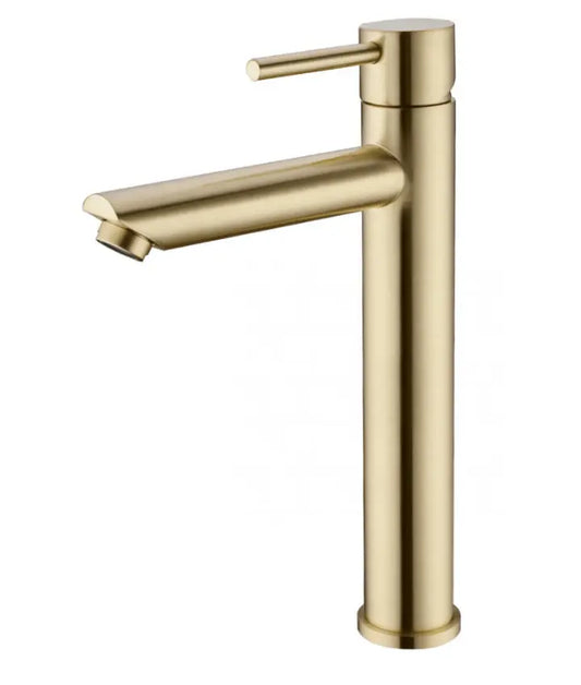 Cassano Geborsteld Gouden wastafelkraan