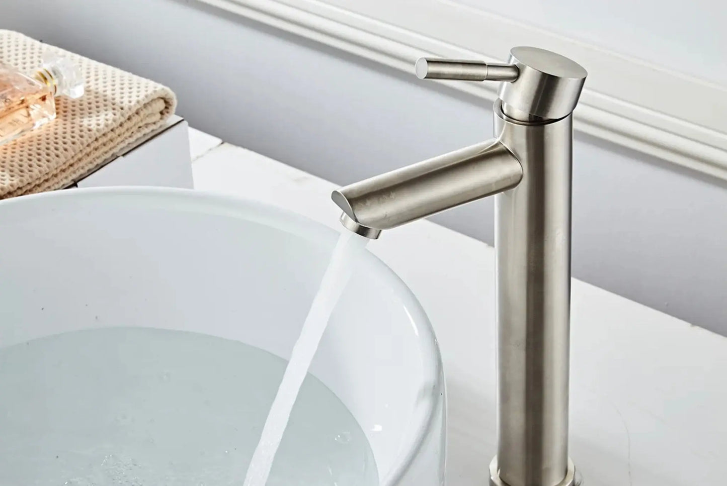 Cassano RVS wastafelkraan