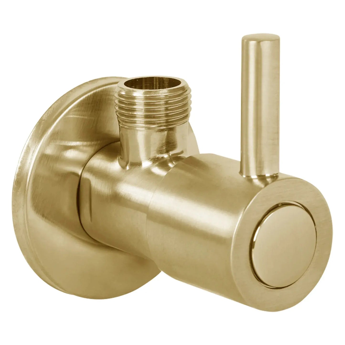 SaniSupreme Hoekstopkraan Geborsteld Goud Sanisupreme