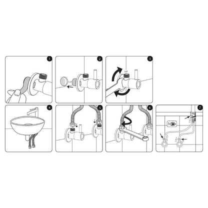 SaniSupreme Hoekstopkraan Mat Wit Sanisupreme