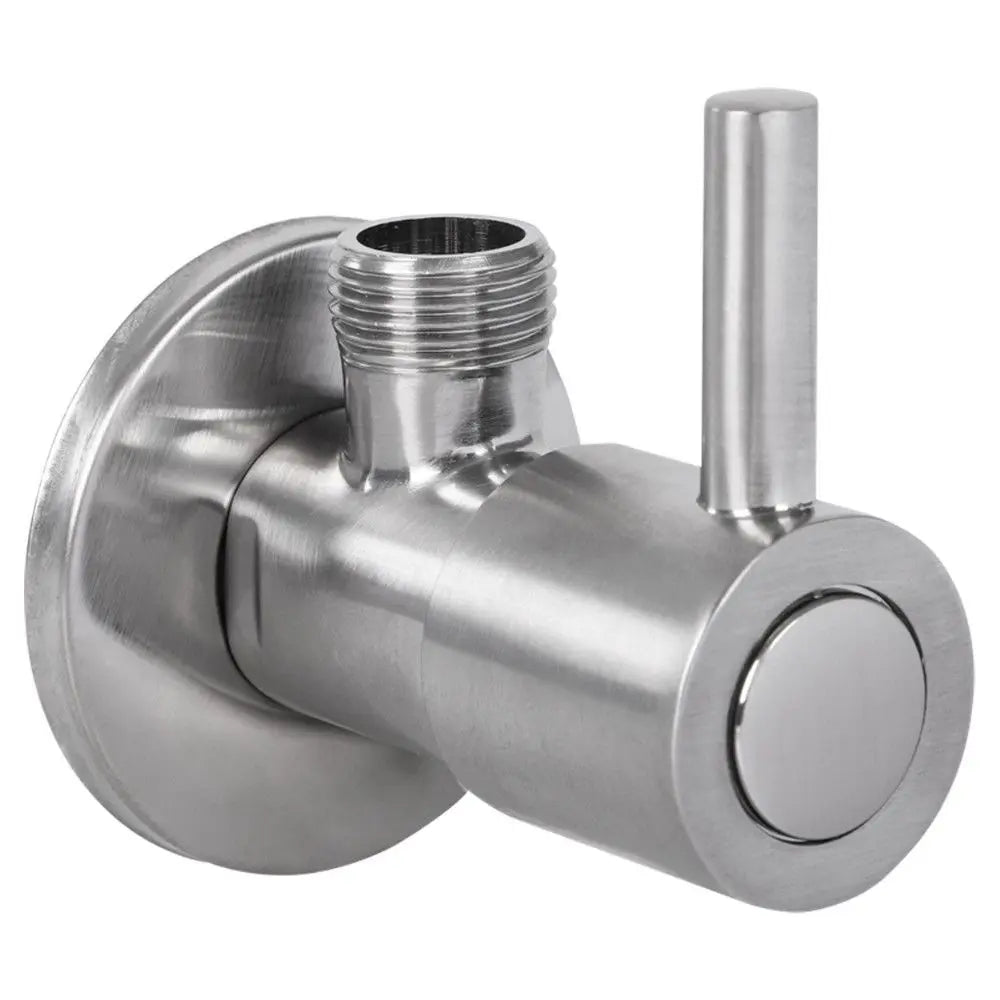 SaniSupreme Hoekstopkraan Mat Chroom RVS Sanisupreme