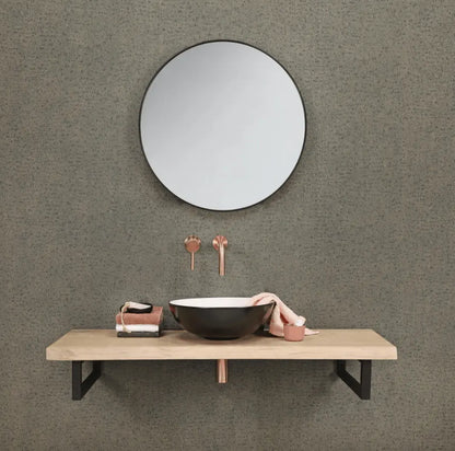 Differnz inbouw wastafelkraan mengkraan koud - warm keramisch geborsteld koper