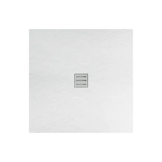 Douchebak SaniSupreme Acryl Mat Wit 90 x 90 cm