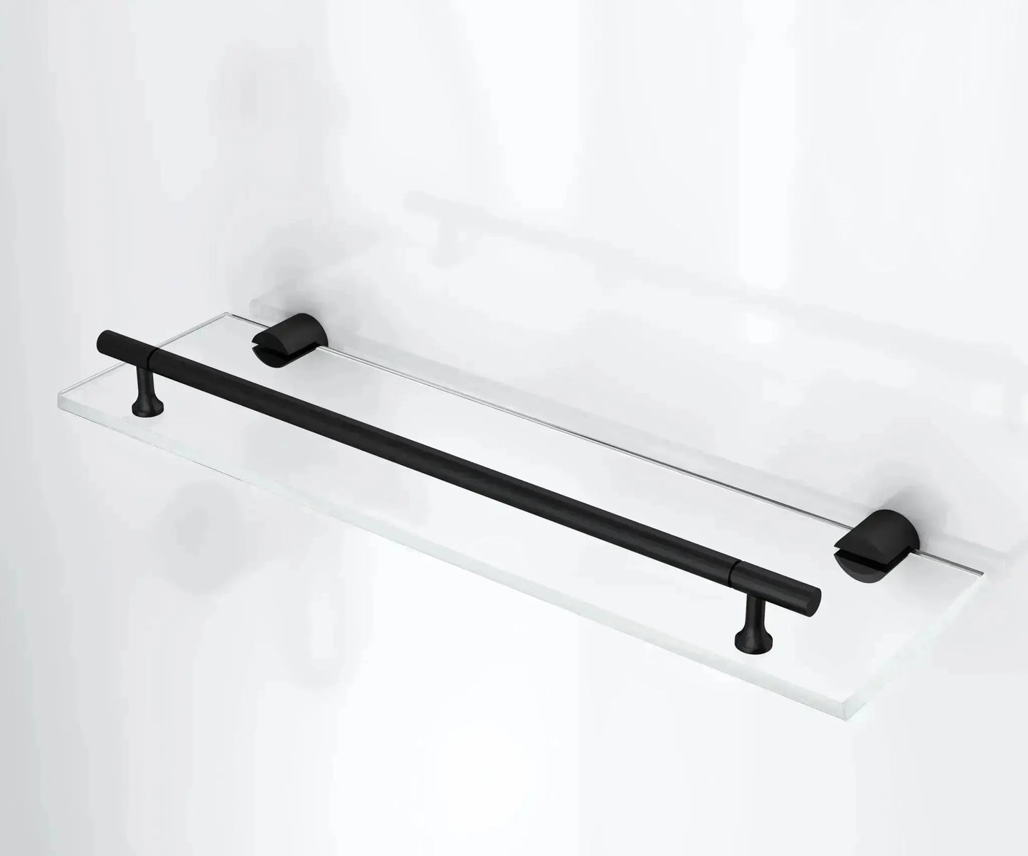 Douchecabine SaniSupreme® AquaPlus Renova compleet met schuifdeur - 90X225X90 CM - omkeerbaar mat zwart met grijs rookglas