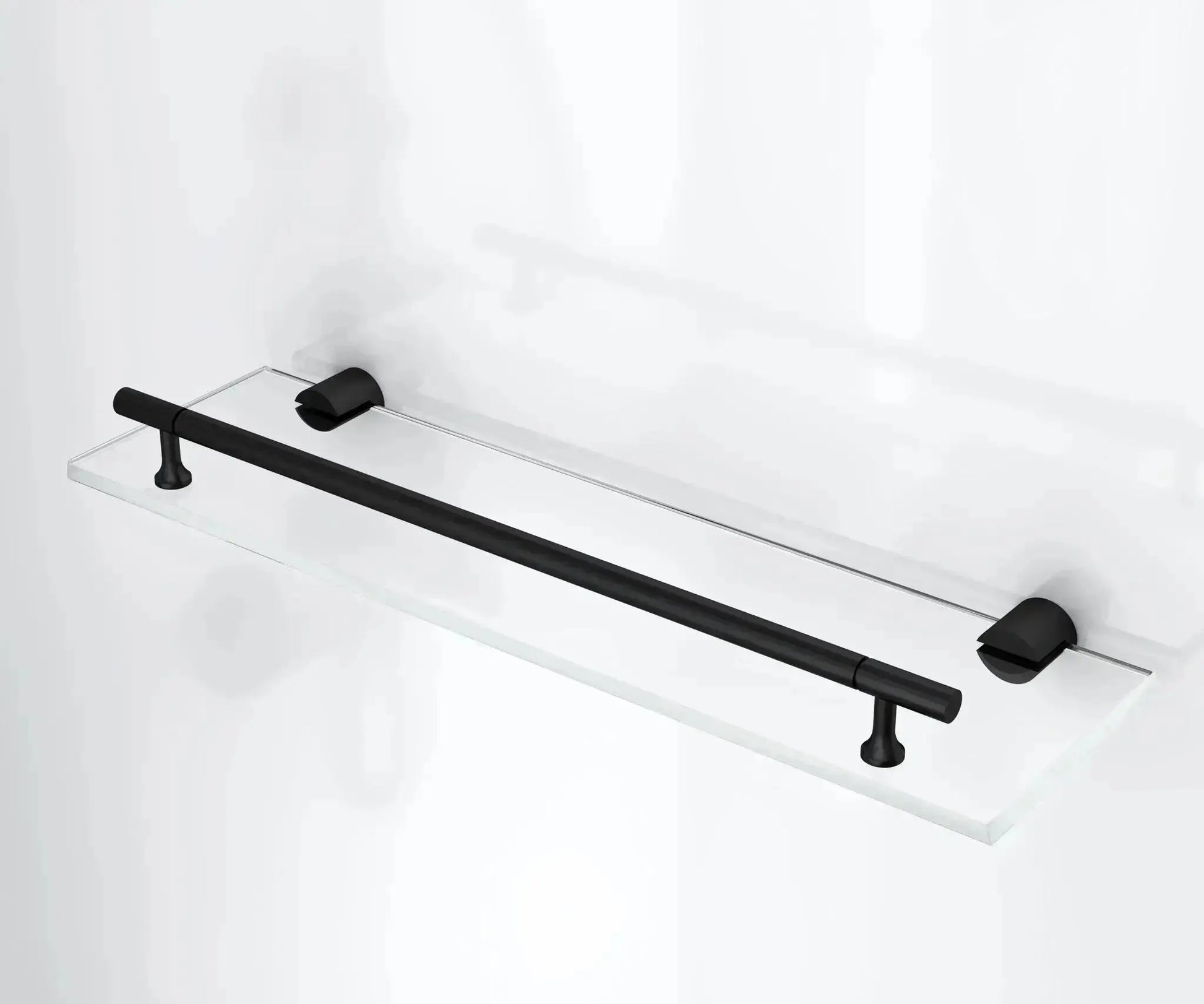 Douchecabine SaniSupreme® AquaPlus Renova compleet met schuifdeur - 90X225X90 CM - omkeerbaar mat zwart met grijs rookglas