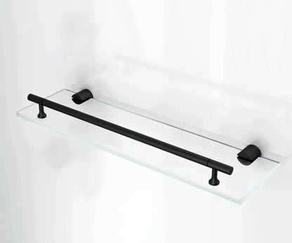 Douchecabine SaniSupreme® AquaPlus Renova compleet met schuifdeur - 90X225X90 CM - omkeerbaar mat zwart met grijs rookglas