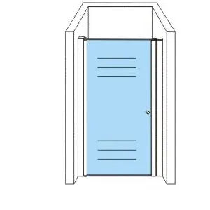 Douchedeur Sanisupreme PremiumLine Series 100X190 CM L+R Veiligheidsglas 8 MM (kopie) (kopie)