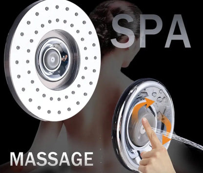 Douchepaneel Opbouwdouche SaniSupreme® Palermo LCD Premium Zilver Brush