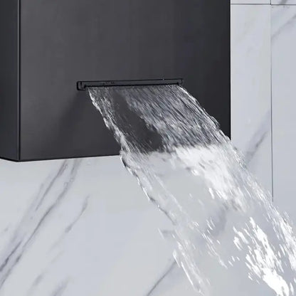 Douchepaneel Regendouche SaniSupreme® Capri zilver brushed