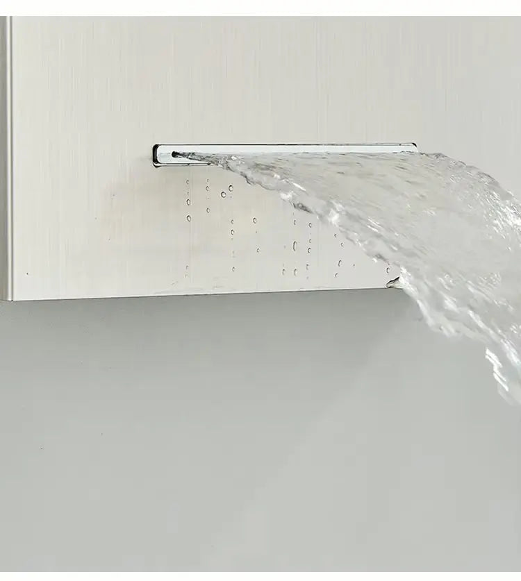 Douchepaneel Regendouche SaniSupreme® Firenze LCD Premium RVS Brushed