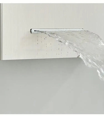 Douchepaneel Regendouche SaniSupreme® Firenze LCD Premium RVS Brushed