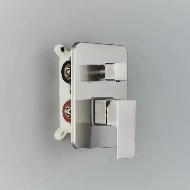 Doucheset Bolivia Premium 30 cm. regendouche vierkant 3 - weg RVS geborsteld