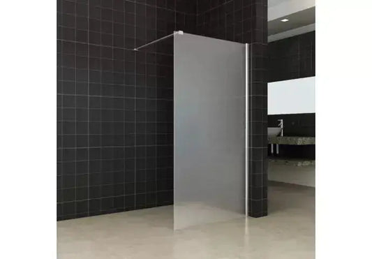 Douchewand Sanisupreme PremiumLine Series 140X200 CM Veiligheidsglas 8 MM Melkglas Vlak