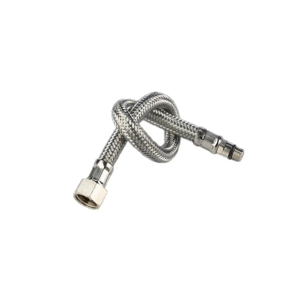 Flexslang 50 cm Rvs binnendraad 50 cm G1/2 x 3/8 wartel