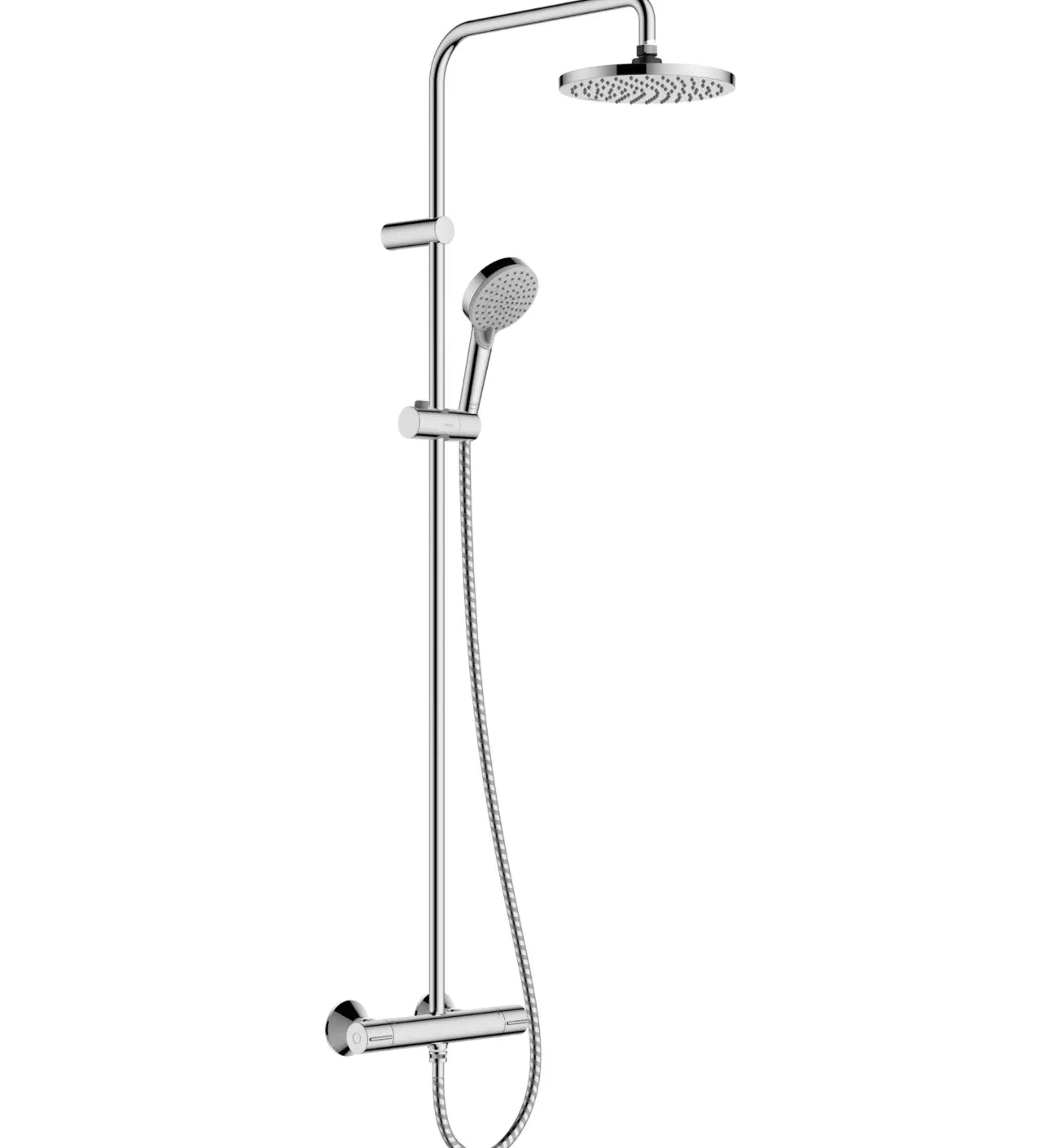Grohe Vernis Blend Showerpipe 200 met thermostaat, hoofddouche en handdouche chroom