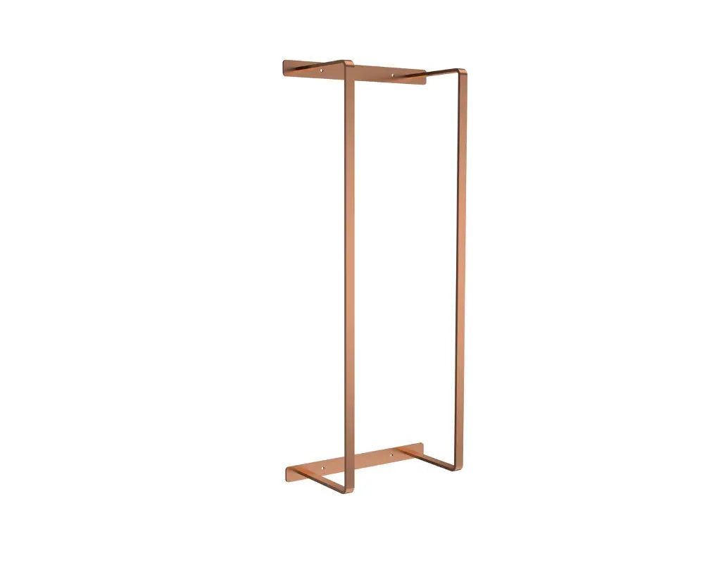 SaniSupreme StyleSeries Badkamer handdoekrek Handdoekhouder Wandmontage 97 cm RVS Rechthoekig Geborsteld Koper Sanisupreme