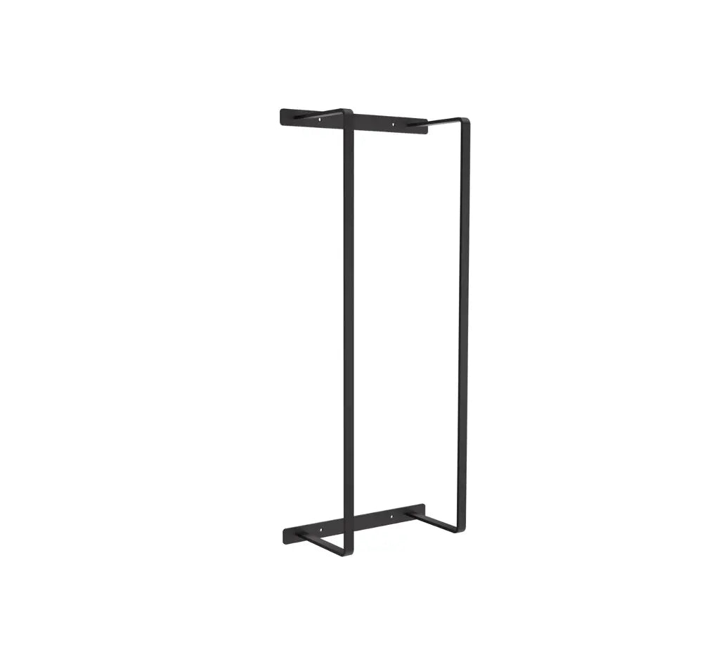 SaniSupreme StyleSeries Badkamer handdoekrek Handdoekhouder Wandmontage 97 cm RVS Rechthoekig Mat Zwart Sanisupreme