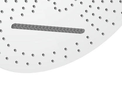 SaniSupreme Hoofdouche - 2 Functies inbouwbox - 32 CM - chroom glans (PVD) Sanisupreme