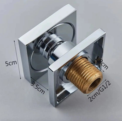 Inbouw douche wand massagejets per stuk chroom messing