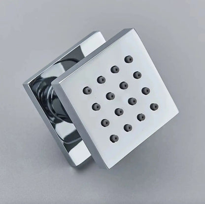Inbouw douche wand massagejets per stuk chroom messing