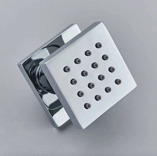 Inbouw douche wand massagejets per stuk chroom messing