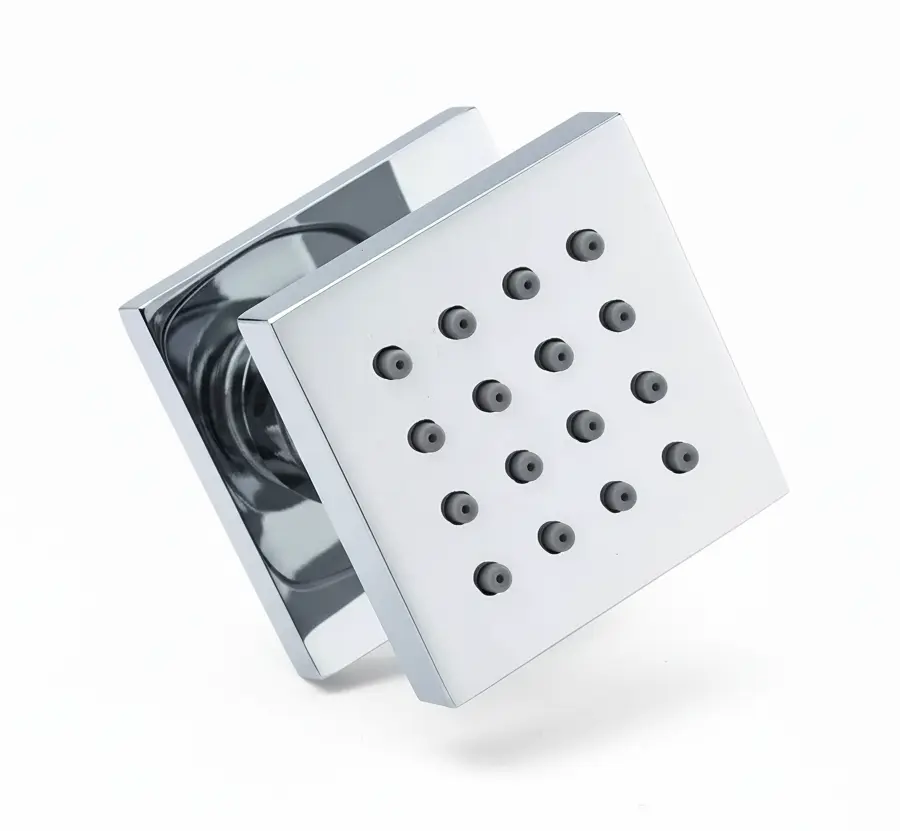 Inbouw douche wand massagejets per stuk chroom messing SaniSupreme