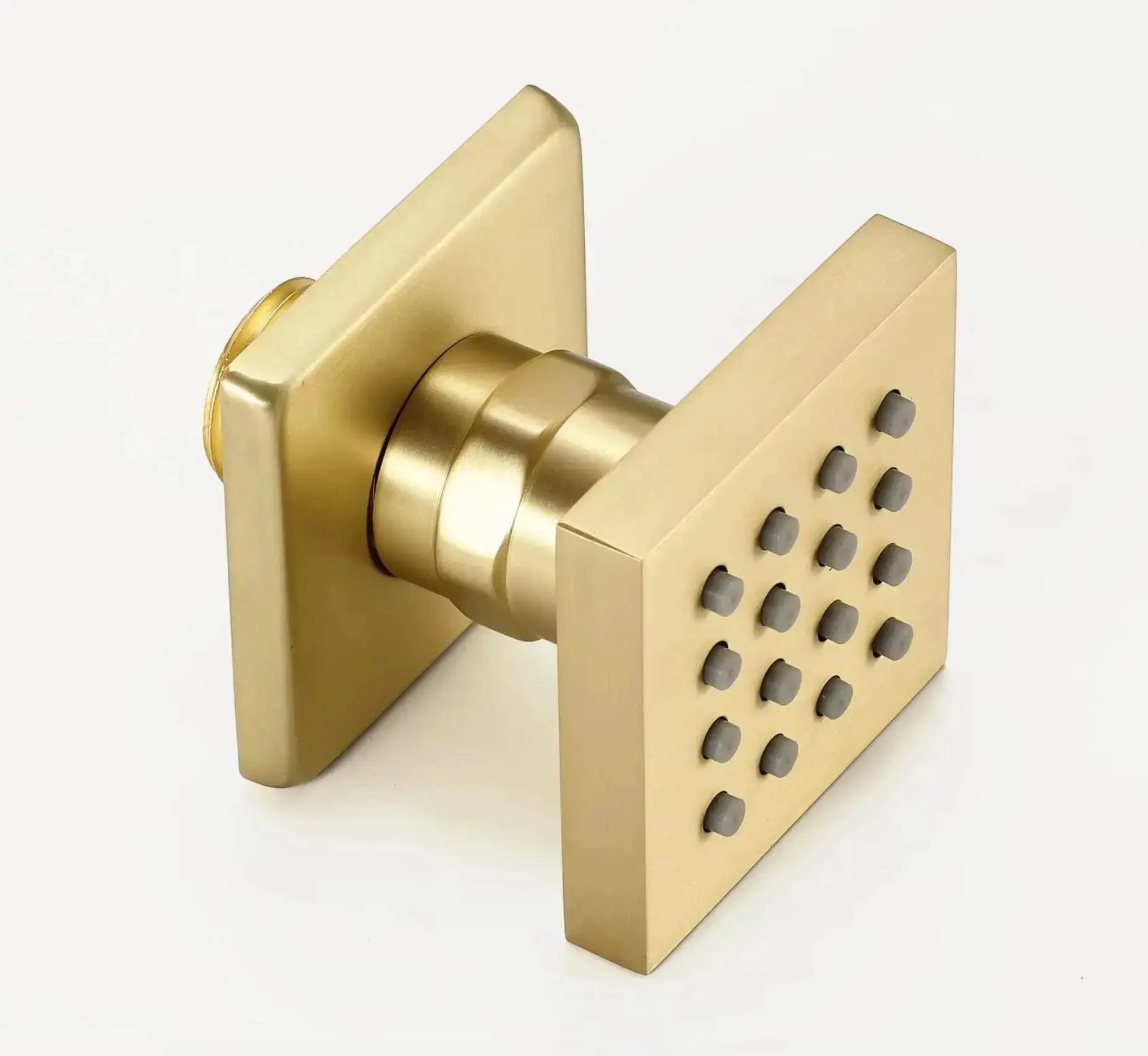 Inbouw douche wand massagejets per stuk geborsteld goud