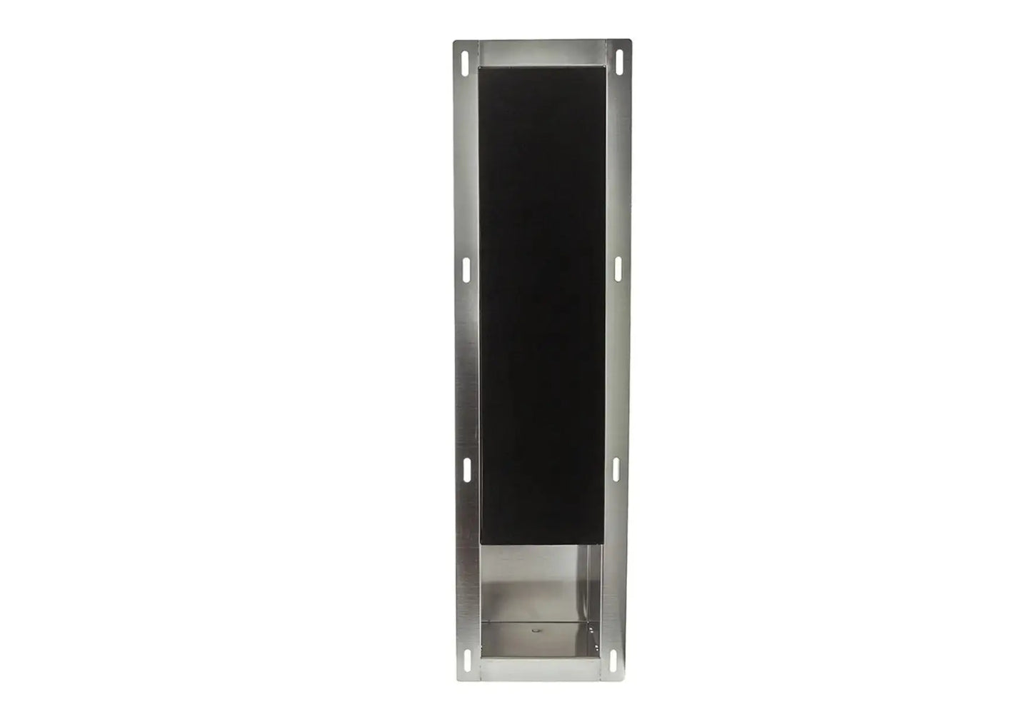 Inbouw Toilet Reserve Rolhouder RVS - met - inzetstuk , (uitneembaar) - 72 x 20 x 13 cm - inbouwdiepte 12 cm