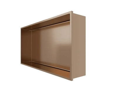 Inbouwnis badkamer douche Koper Geborsteld 30x60x10cm