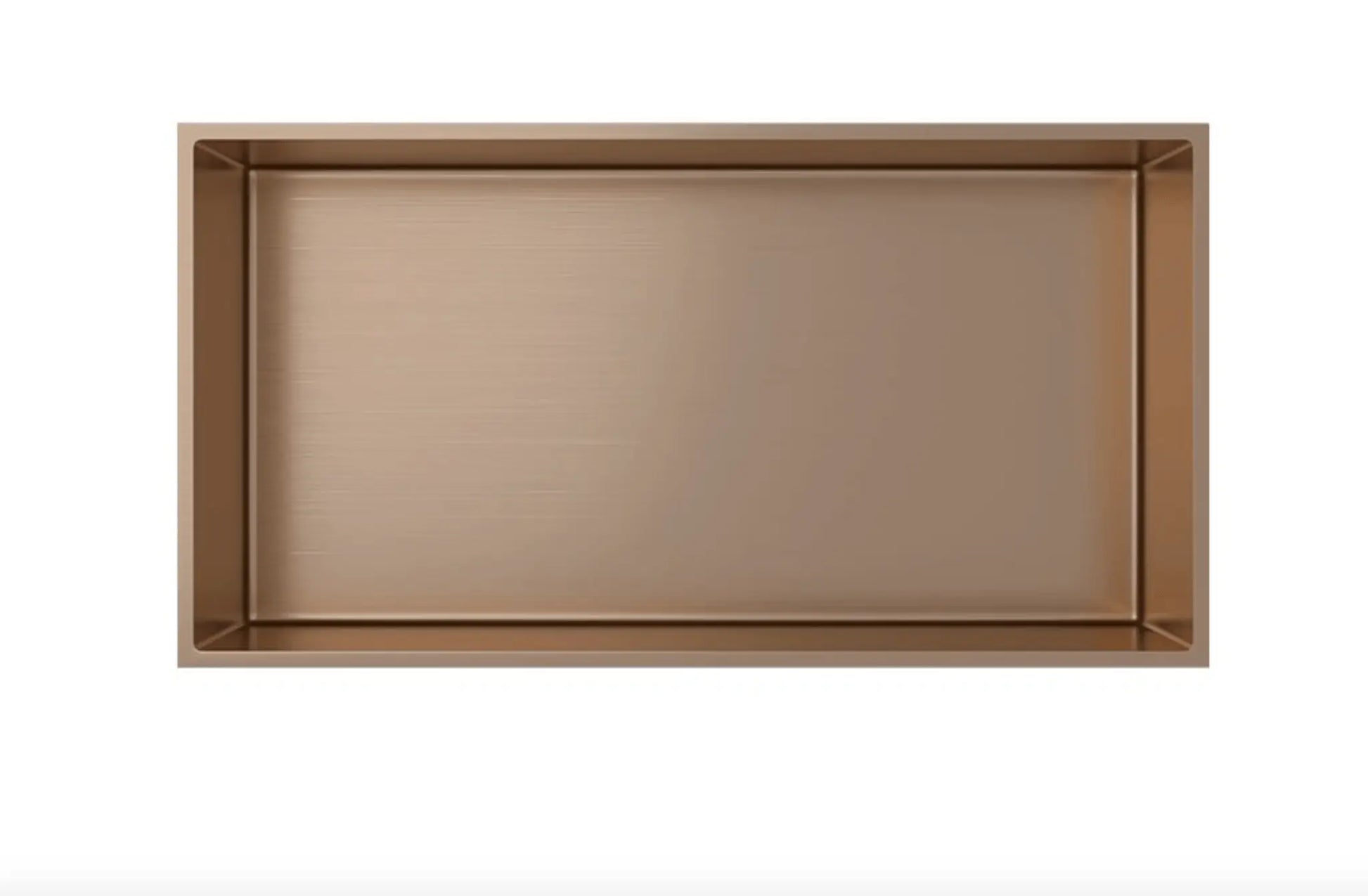 Inbouwnis badkamer douche Koper Geborsteld 30x60x10cm