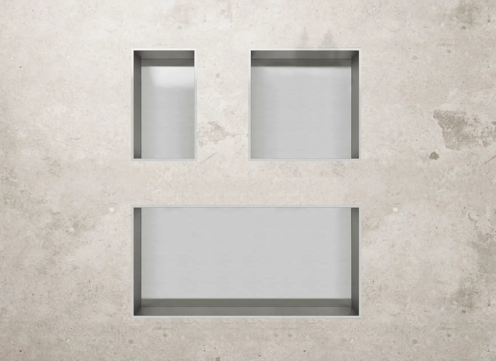 Inbouwnis badkamer douche RVS 30x60x10cm