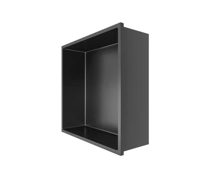 Inbouwnis badkamer douche RVS Gunmetal Grijs 30x30x10cm