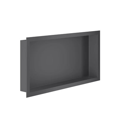 Inbouwnis badkamer douche RVS Gunmetal Grijs 30x60x7cm