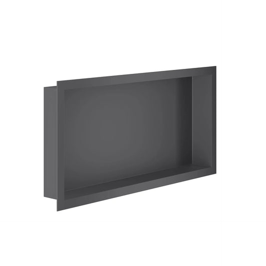 Inbouwnis badkamer douche RVS Gunmetal Grijs 30x60x7cm