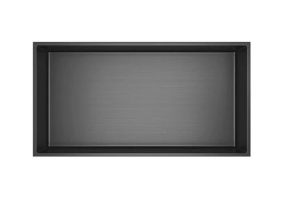 Inbouwnis badkamer douche RVS Gunmetal Grijs 30x60x7cm