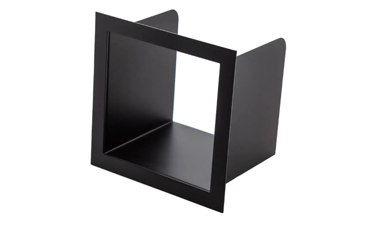 Inzetstuk Mat Zwart geschikt voor Inbouw Toilet Reserve Rolhouder