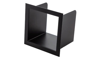 Inzetstuk Mat Zwart geschikt voor Inbouw Toilet Reserve Rolhouder