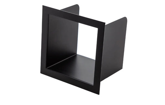 Inzetstuk Mat Zwart geschikt voor Inbouw Toilet Reserve Rolhouder