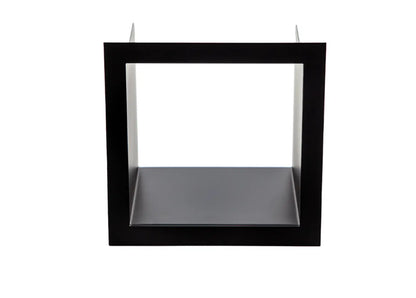 Inzetstuk Mat Zwart geschikt voor Inbouw Toilet Reserve Rolhouder