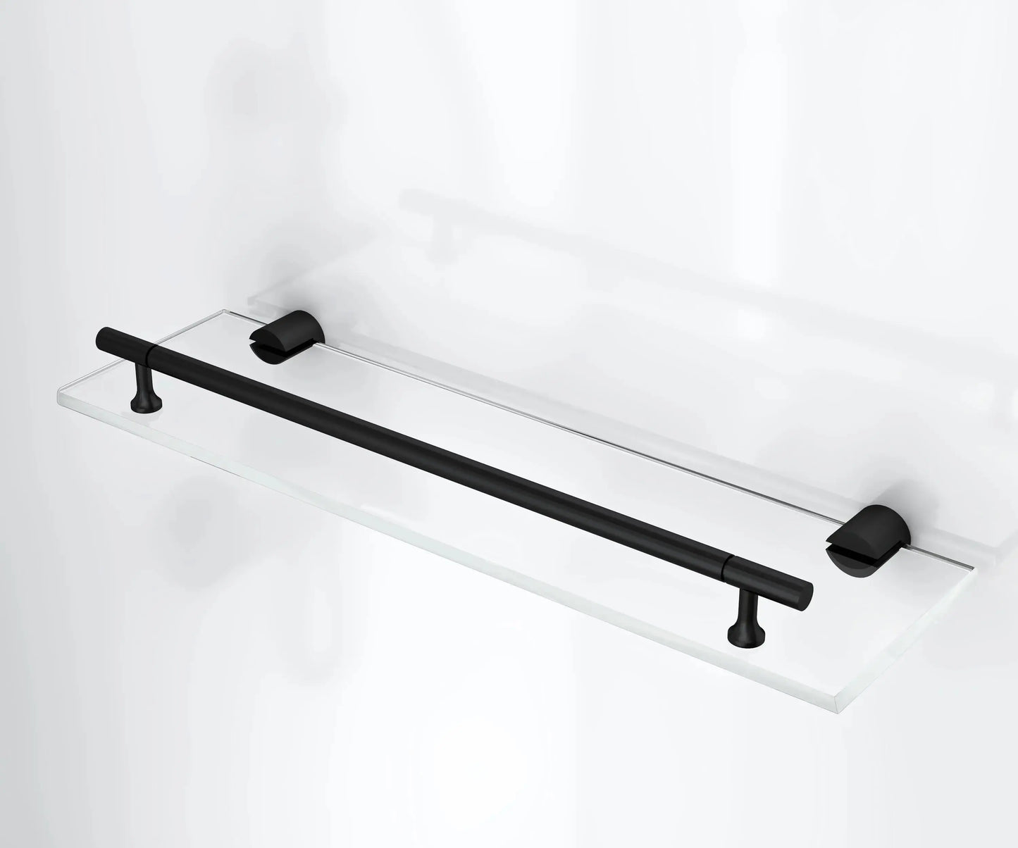 Douchecabine SaniSupreme AquaPlus Rimo compleet met draaideur - 90X225X90 CM - omkeerbaar mat zwart met helder rookglas Sanisupreme