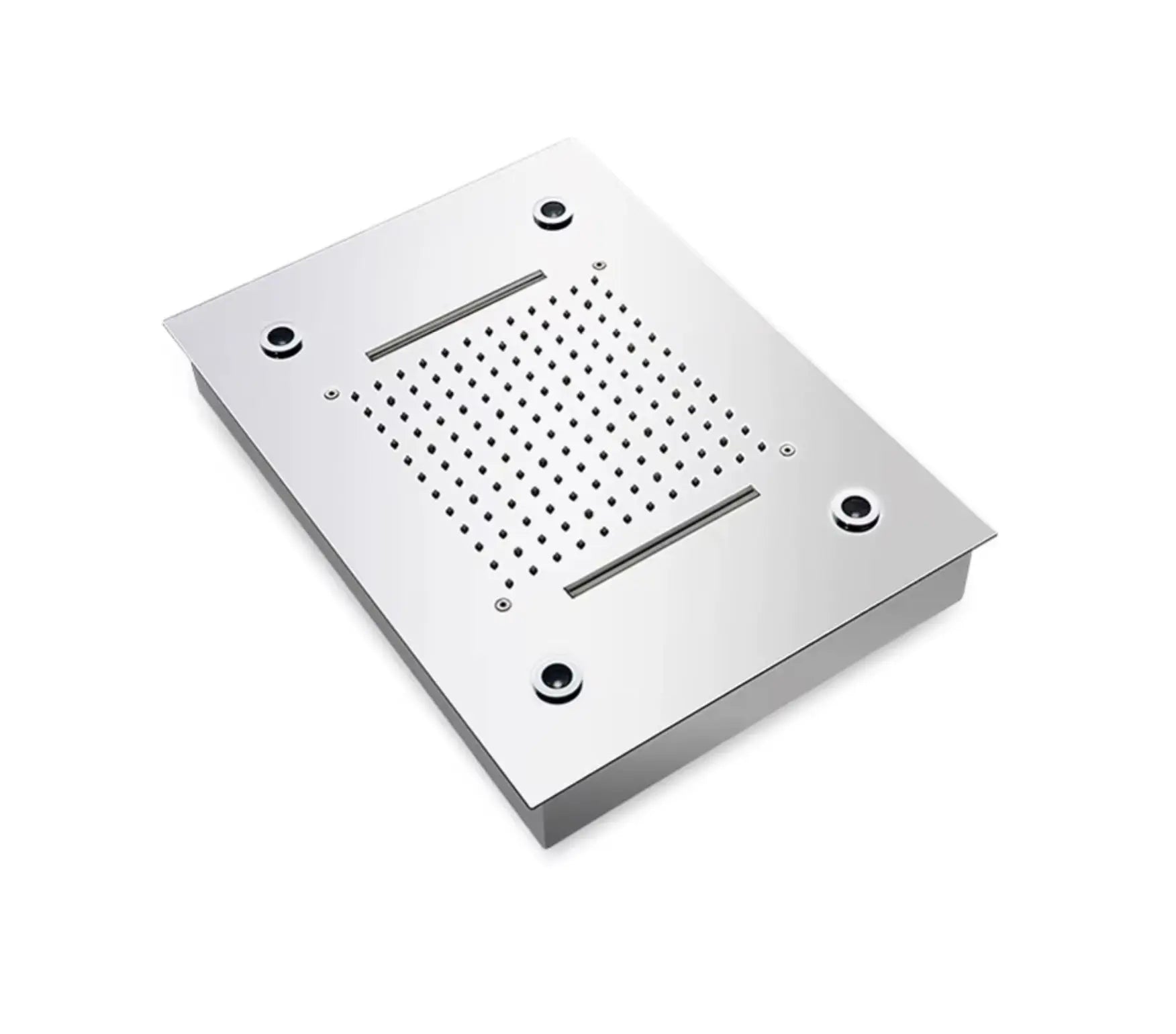 MEGA AKTIE SaniSupreme® SmartPulse Plafond LED Remote Regendouche Inbouw La Paz 50 x 36 cm RVS geborsteld
