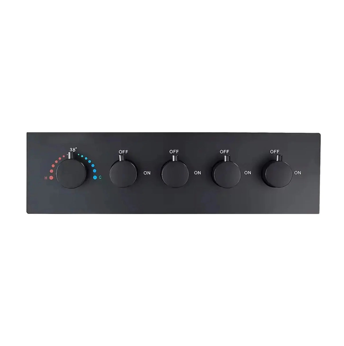 SaniSupreme® AquaTherme Duo Plafond Inbouw Komplete Set + remote en Bluetooth Sanisupreme